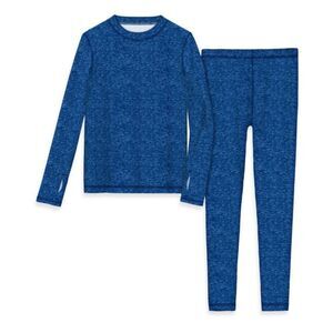 Athletic Works Boys Thermal Underwear‎ Set Gray Camouflage XL 14/16 Soft Boys